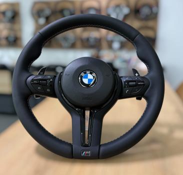 BMW F01 F02 F07 F10 F11 F12 F13 F15 Lederlenkrad neu beziehen, Design A705